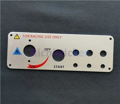 Anodiserade aluminiumens namnplattor