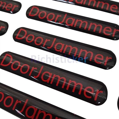 3D -etiketttryck Epoxi Kupolharts klistermärken
